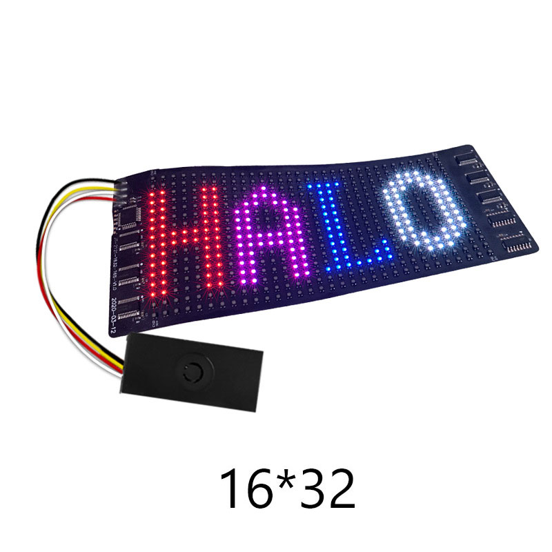 LED Clothing Display Screen APP Controlled Flexible LED Panels For Shoes, Bags, Hats LED Clothing Display Screen APP Controlled Flexible LED Panels For Shoes, Bags, Hats